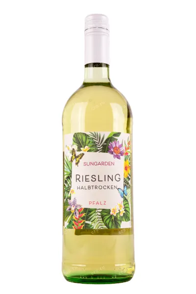 Вино Sungarden Riesling Halbtrocken Pfalz 2022 1 л