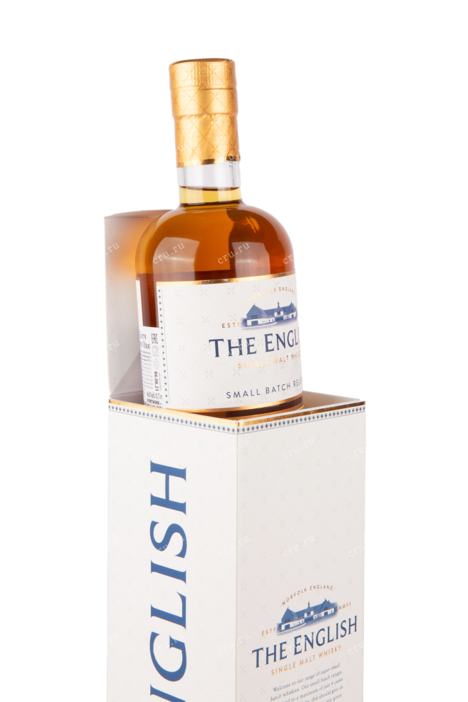 Бутылка виски English Whisky Small Batch Release Virgin Oak 0.7 в подарочной коробке