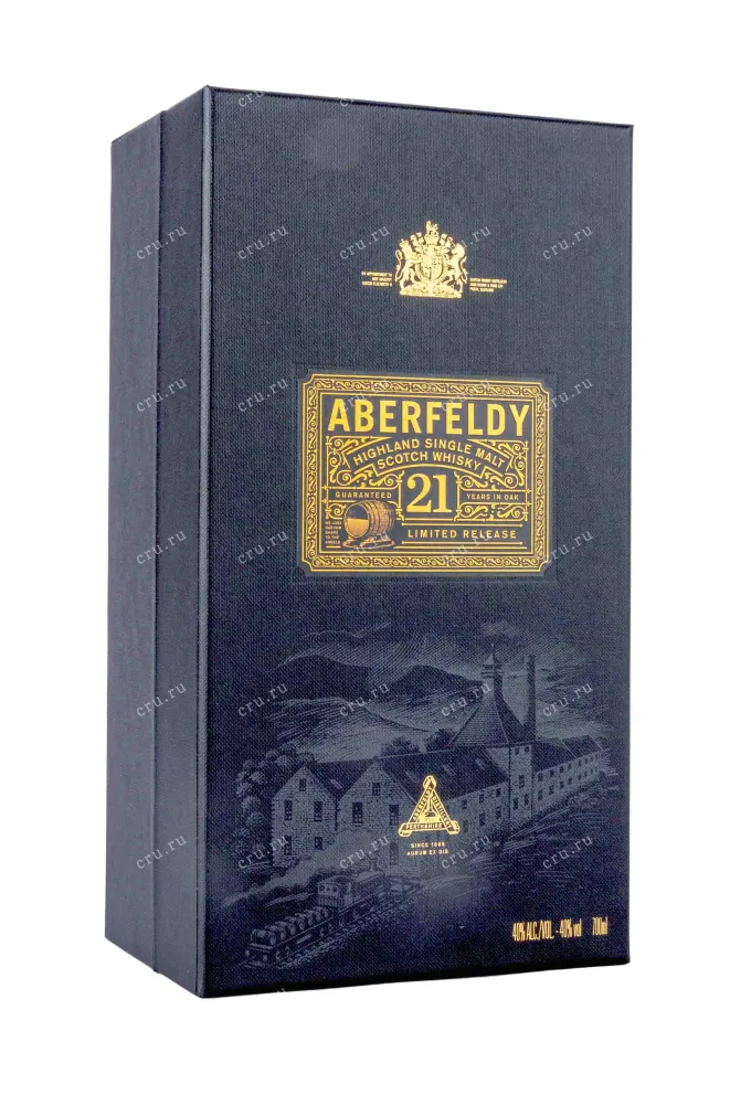 Подарочная коробка Aberfeldy 21 years in gift box 0.7 л