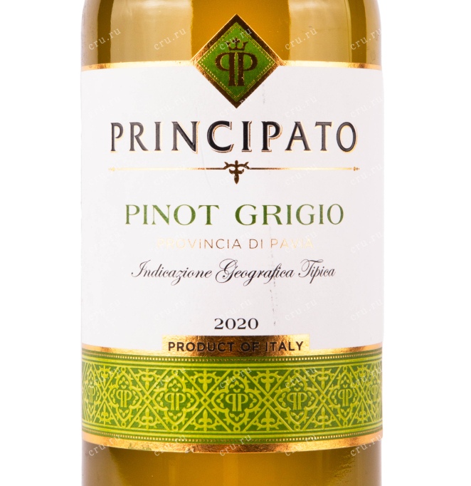 Этикетка вина Principato Pinot Grigio 0.75 л