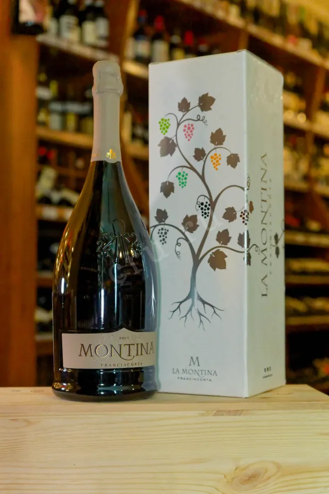 В магазине Крю Профи Montina Franciacorta Brut in gift box 2023 1.5 л