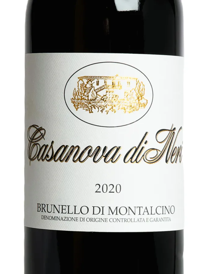 Этикетка Casanova di Neri Brunello di Montalcino 2020 0.75 л