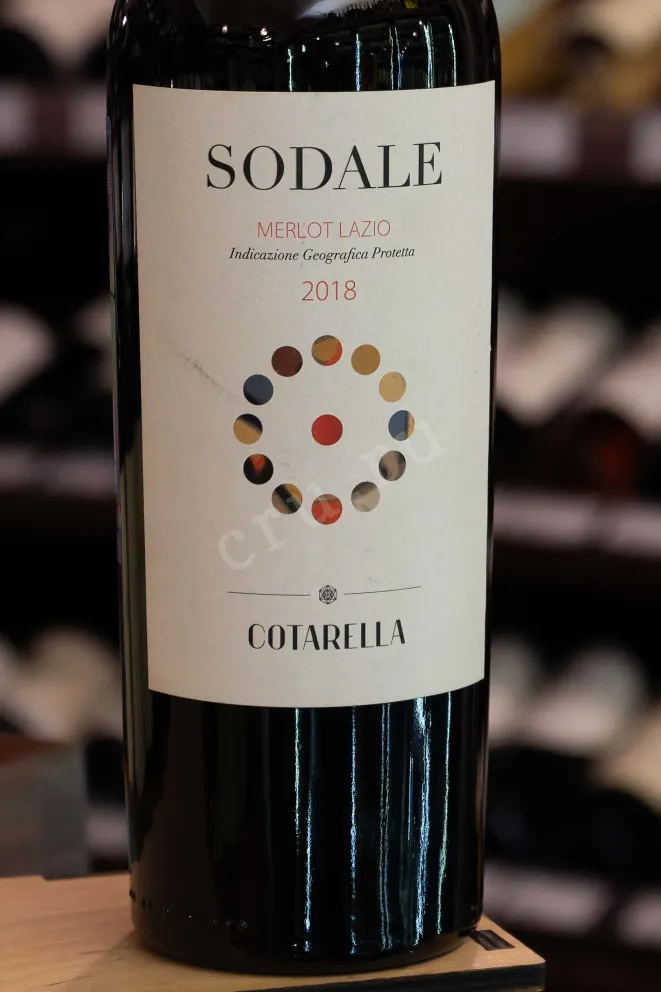 В магазине Крю Профи Cotarella Sodale Merlot Lazio IGP 2018 0.75 л