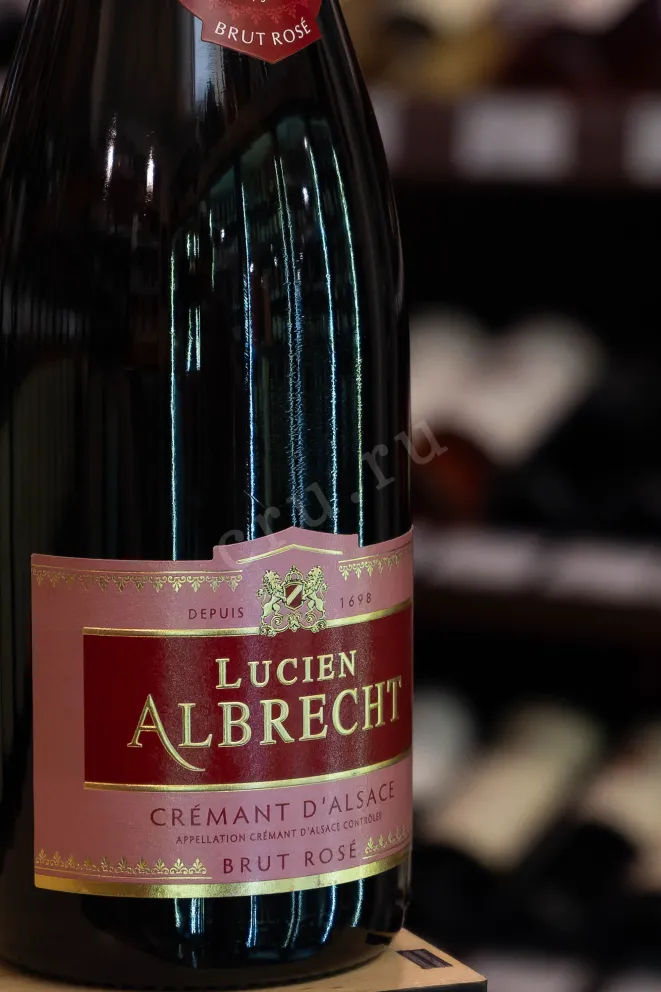 В магазине Крю Профи Cremant d'Alsace Lucien Albrecht Brut Rose 2022 0.75 л