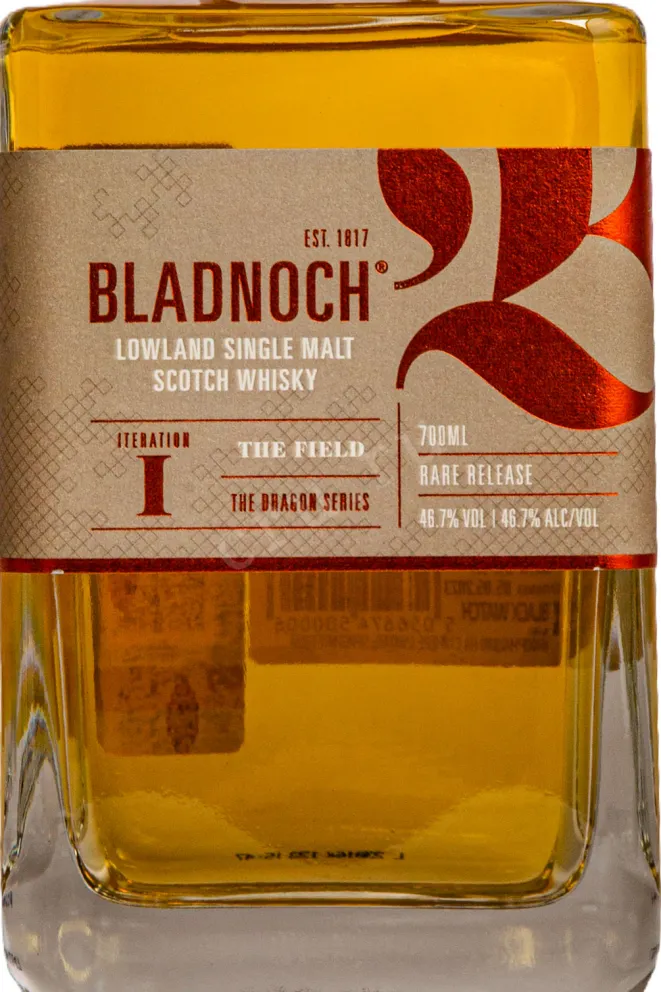 Этикетка Bladnoch The Field Iteration 1 The Dragon Series in gift box 0.7 л
