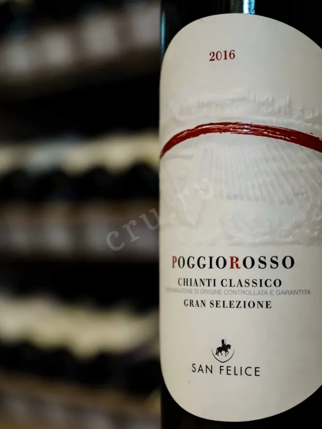 В магазине Крю Профи Poggio Rosso Chianti Classico Gran Selezione 2016 0.75 л