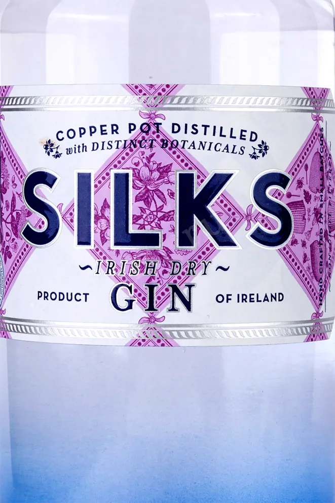 Этикетка Silks Irish Dry 0.7 л