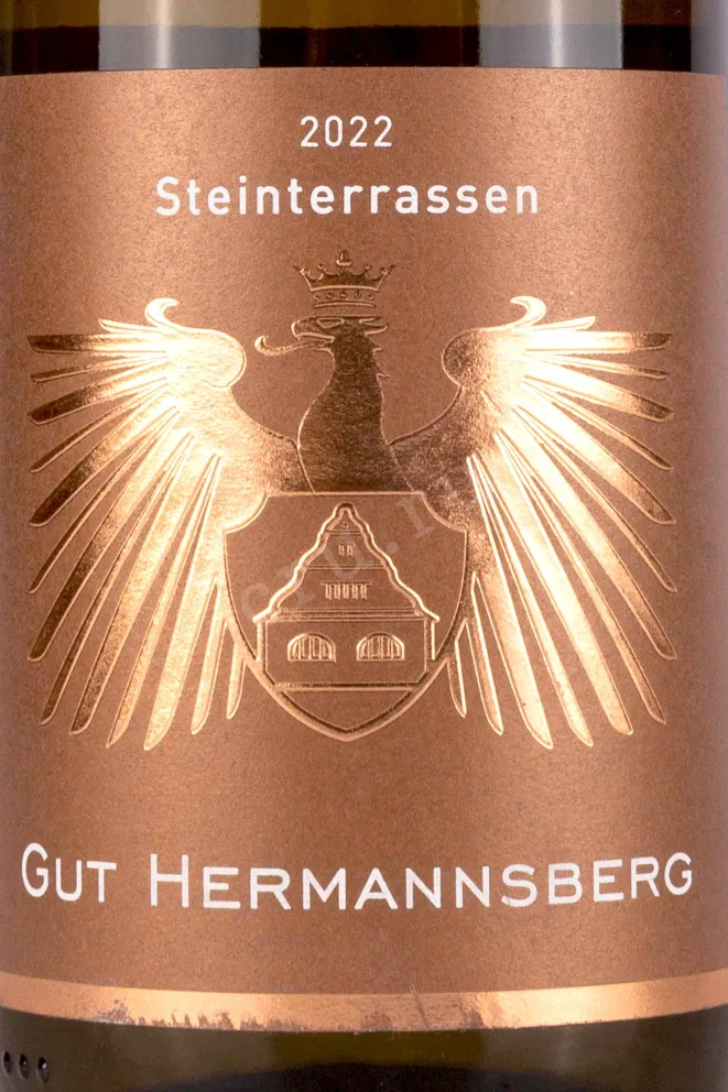 Этикетка Gut Hermannsberg Steinterrassen Riesling Trocken 2022 0.75 л