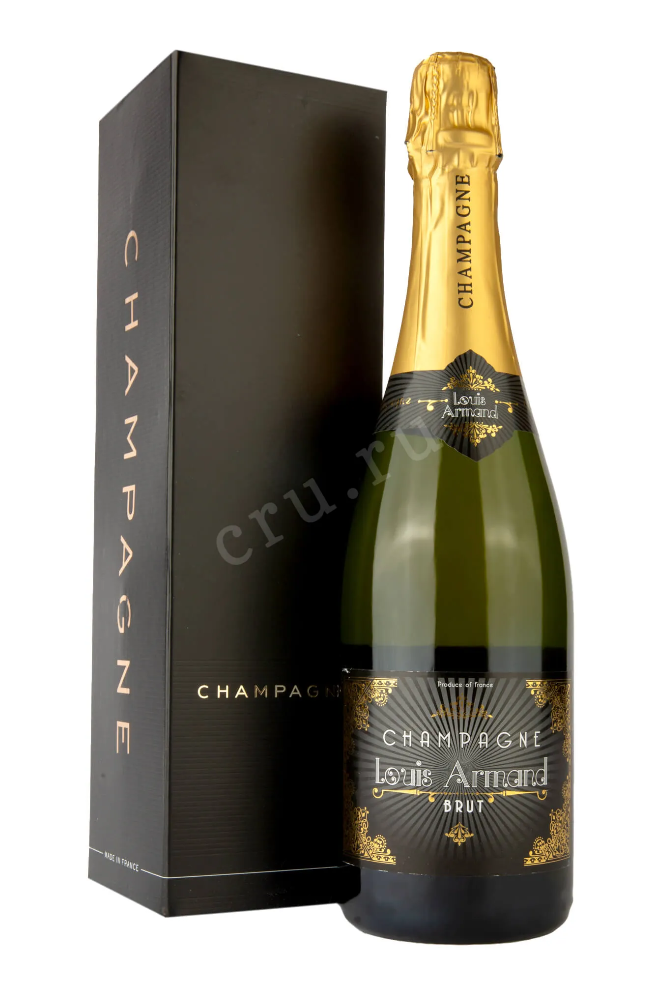 Фото — Шампанское Louis Armand Brut п/у 2020 0.75 л