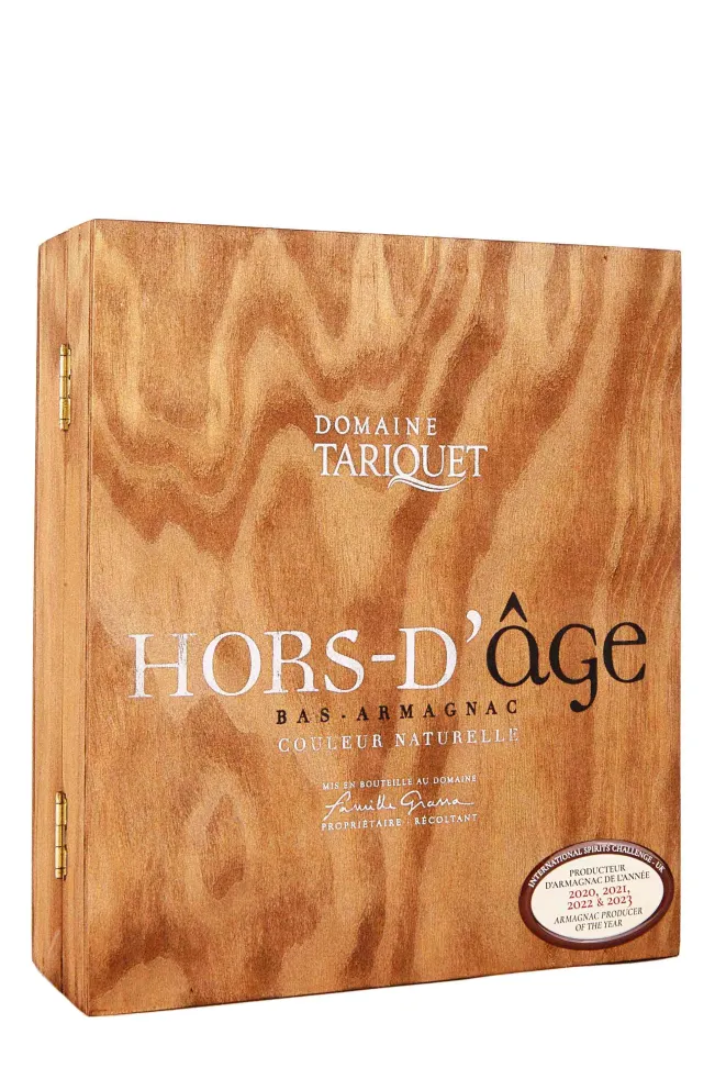 Деревянная коробка Domaine Tariquet ХО 15 years 2007 0.7 л