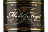 Этикетка Michel Forget Millesim Brut Premier Cru 2012 0.75 л