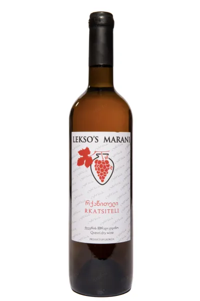 Вино Rkatsiteli Lekso's Marani 2019 0.75 л