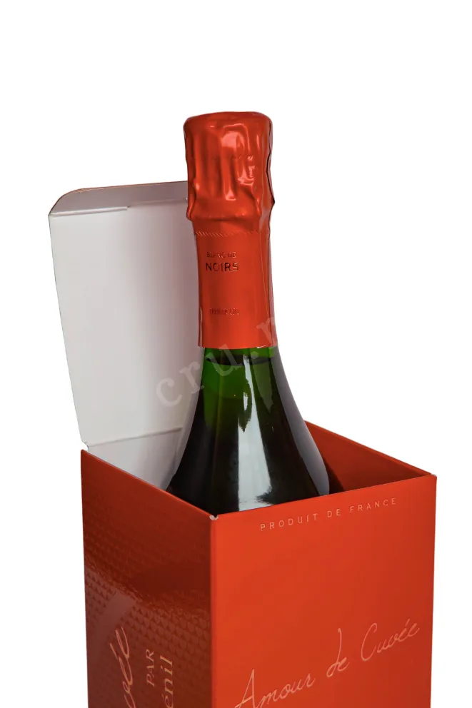 В подарочной коробке Champagne Dumenil Amour de Cuvee Blanc de Noirs Premier Cru Champagne AOC gift box 2017 0.75 л