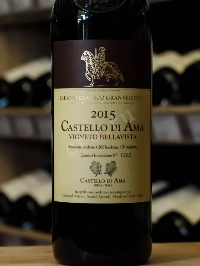 В магазине Крю Профи Castello di Ama Vigneto Bellavista Chianti Classico Gran Selezione in gift box 2015 0.75 л