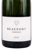 Этикетка игристого вина Beaufort Freres Blanc de Noir Brut Nature 0.75 л