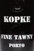 Этикетка  Kopke Fine Tawny 2018 0.75 л