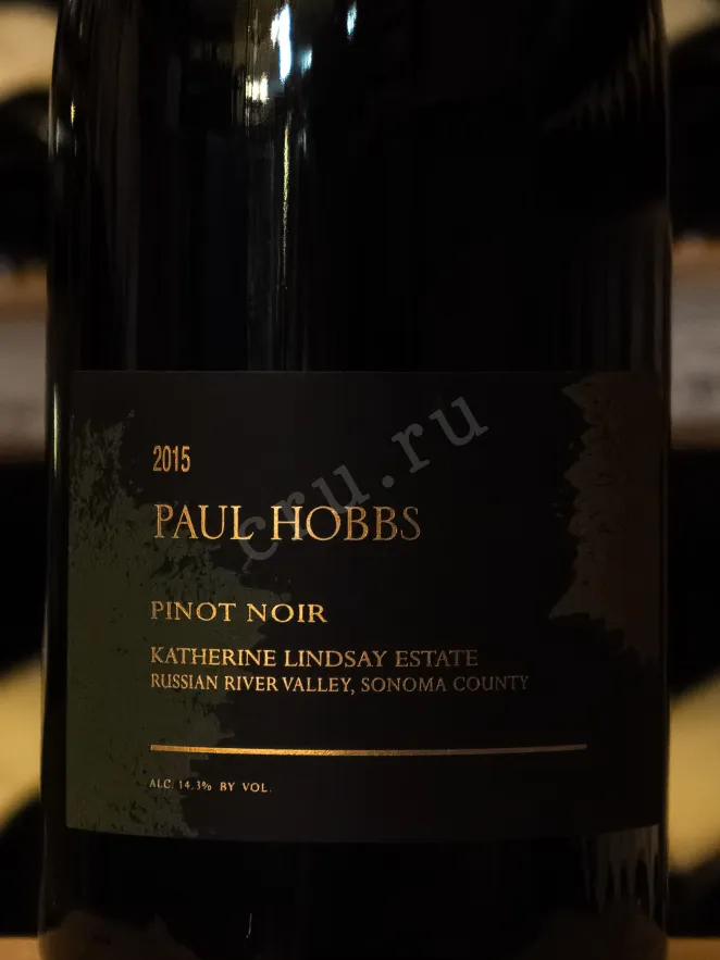В магазине Крю Профи Paul Hobbs Katherine Lindsay Estate Pinot Noir 2015 1.5 л