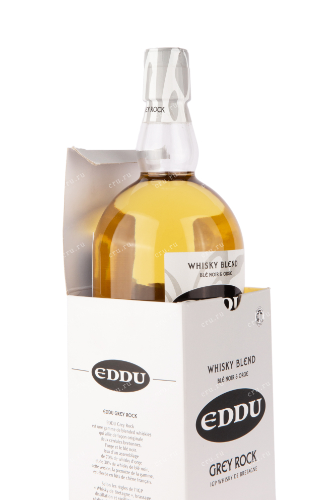 Виски Эдду Грей Рок 0.7 в подарочной упаковке