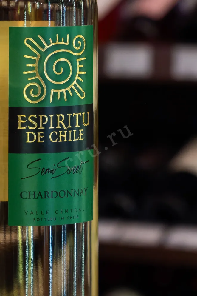 В магазине Крю Профи Espiritu de Chile Chardonnay 2024 0.75 л