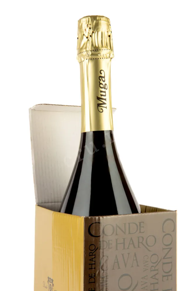 В подарочной коробке Konde de Haro Cava Metodo Traditional Brut Reserva  2019 0.75 л