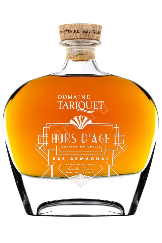 Арманьяк Domaine Tariquet Hors d'Age Carafe Art Deco in wooden box  0.7 л