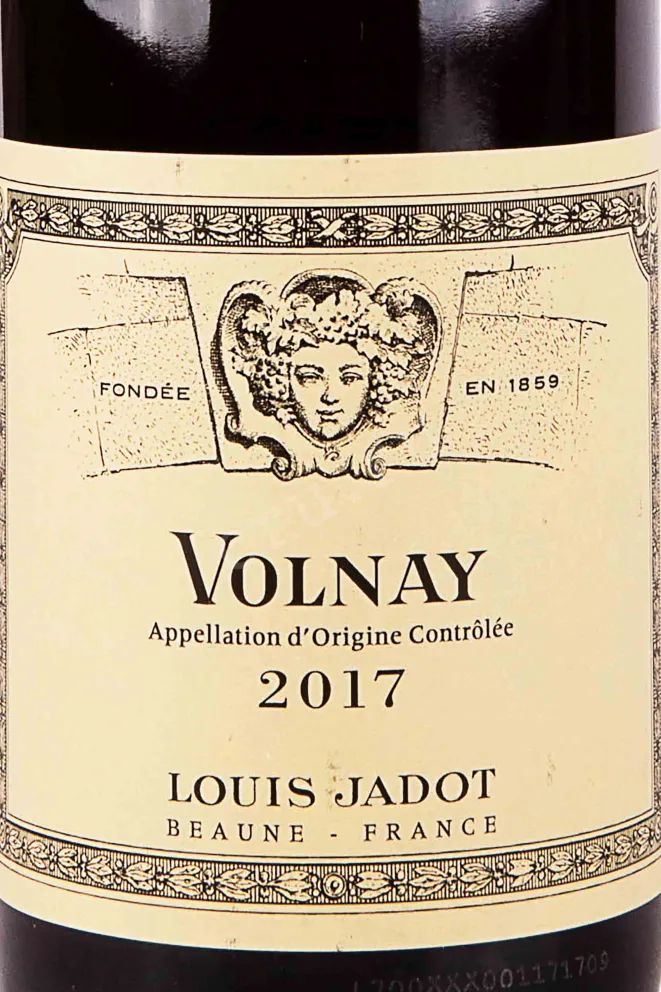 Этикетка Louis Jadot Volnay 2017 0.75 л