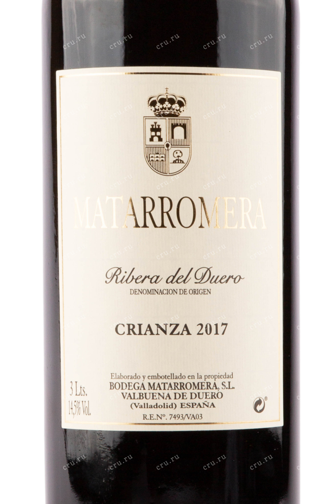 Вино Matarromera Crianza Ribera del Duero DO with gift box 2017 0.75 л
