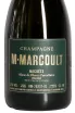 Этикетка M. Marcoult Macrets Blanc de Blancs Parcellaire 2020 0.75 л