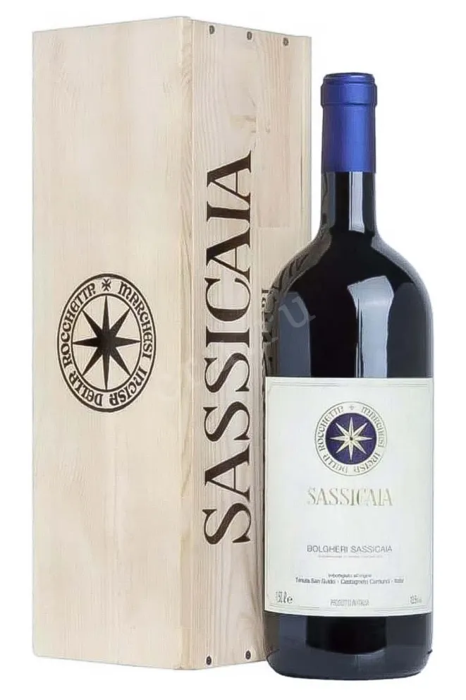 Вино Sassicaia Bolgheri Sassicaia 2017 1.5 л