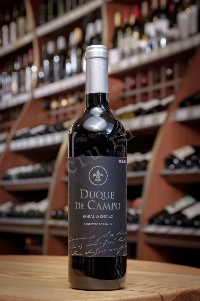 В магазине Крю Профи Vicente Gandia Duque De Campo Bobal & Shiraz DOP 2022 0.75 л