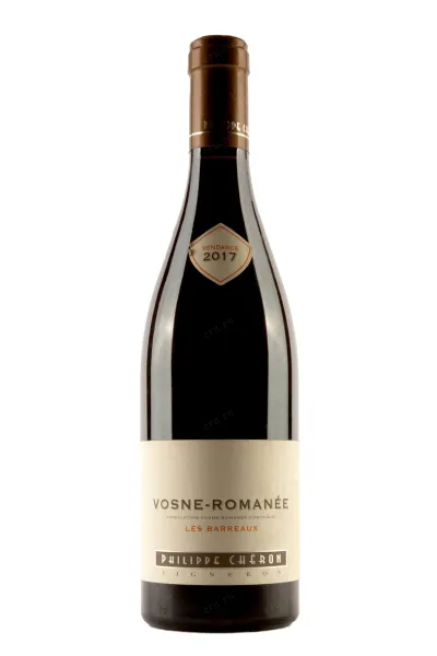 Вино Vosne-Romanee Philippe Cheron Les Barreaux 2017 0.75 л