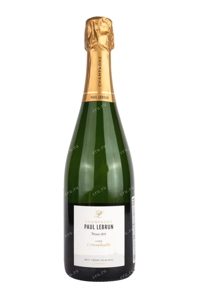 Шампанское Paul Lebrun L'Irremplacable Blanc De Blancs 2018 0.75 л
