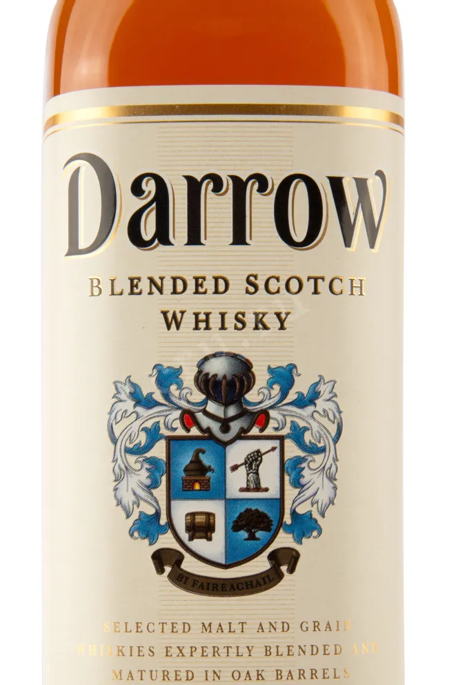 Этикетка виски Дэрроу 0,5