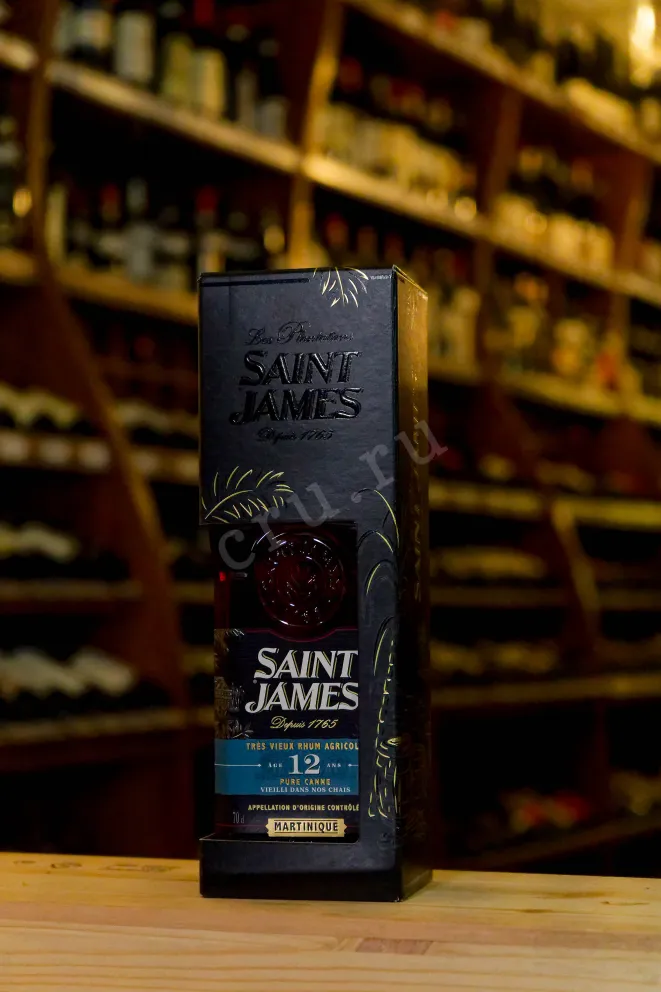В магазине Крю Профи Saint James Agricole Tres Vieux 12 years in gift box 0.7 л