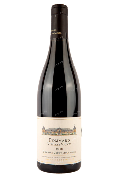 Вино Domaine Genot-Boulanger AOC Pommard Vielles Vignes 2018 0.75 л