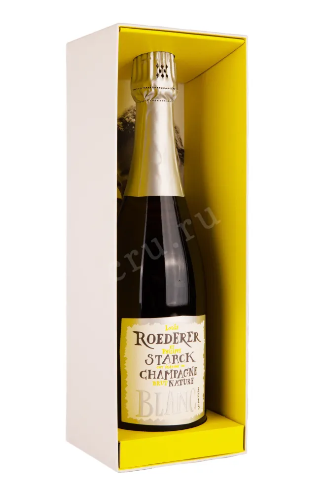 В подарочной коробке Louis Roederer Brut Natur  2015 0.75 л