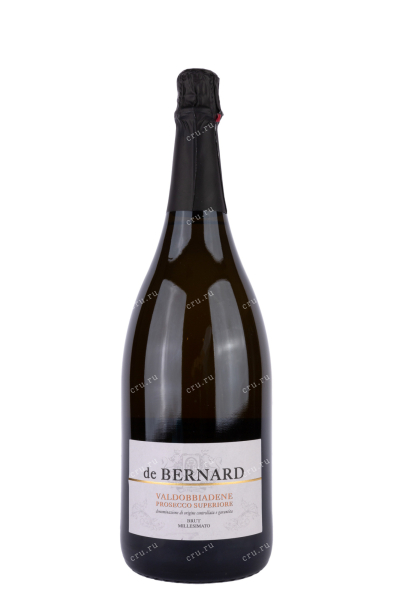 Игристое вино De Bernard Valdobbiadene Prosecco Superiore Brut Millesimato 2021 1.5 л