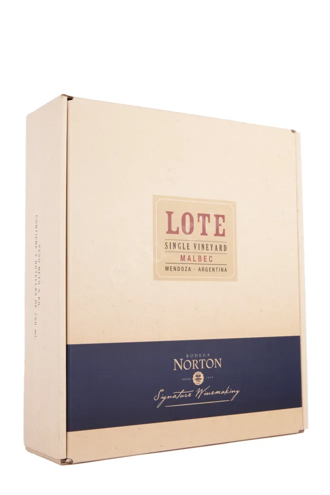 Вино Norton Lote gift set 3* 0.75 л