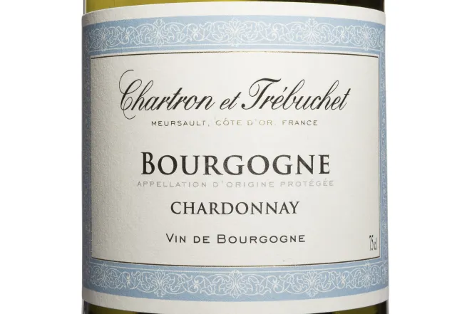 Этикетка Chartron et Trebuchet Chardonnay Bourgogne AOC 2022 0.75 л