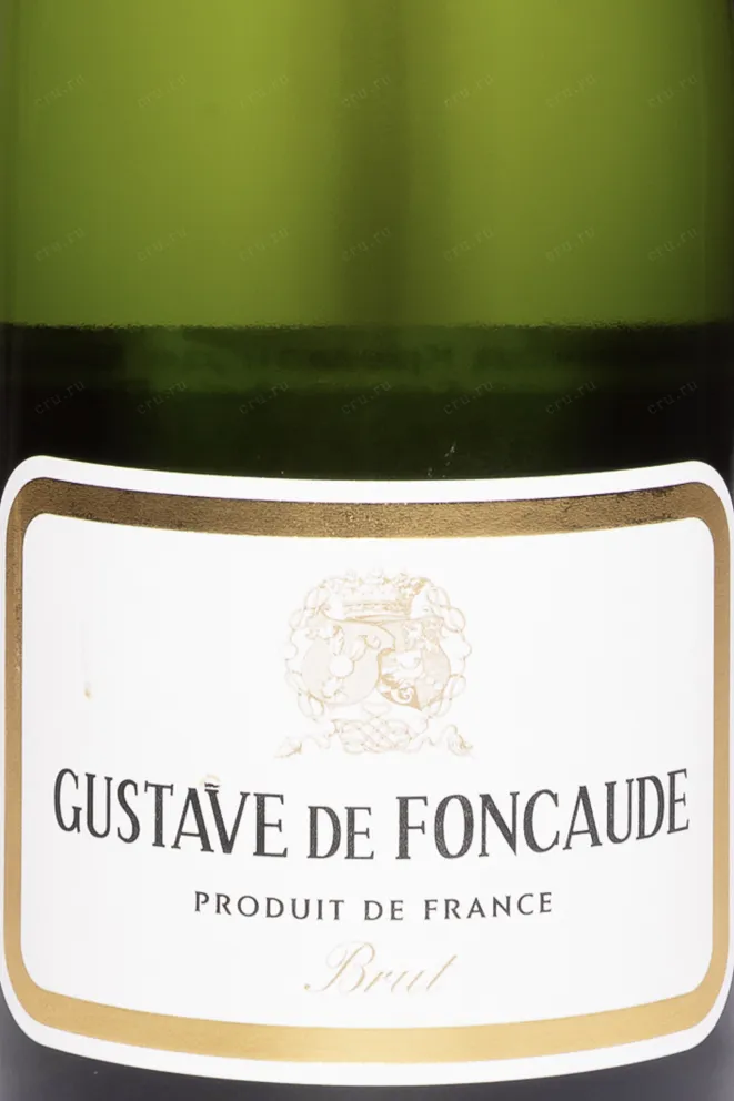 Этикетка Gustave De Foncaude Cremant De Bordeaux 2023 0.75 л