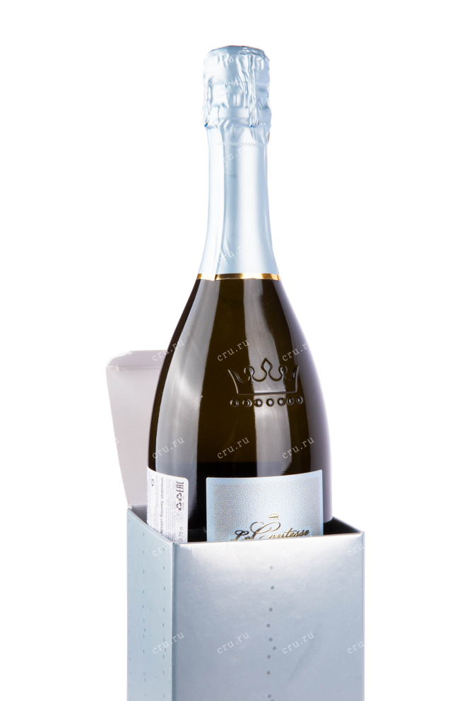 Игристое вино Просекко Ле Контессе Тревизо Брют ДОК 2020 0.75 в подарочной коробке 