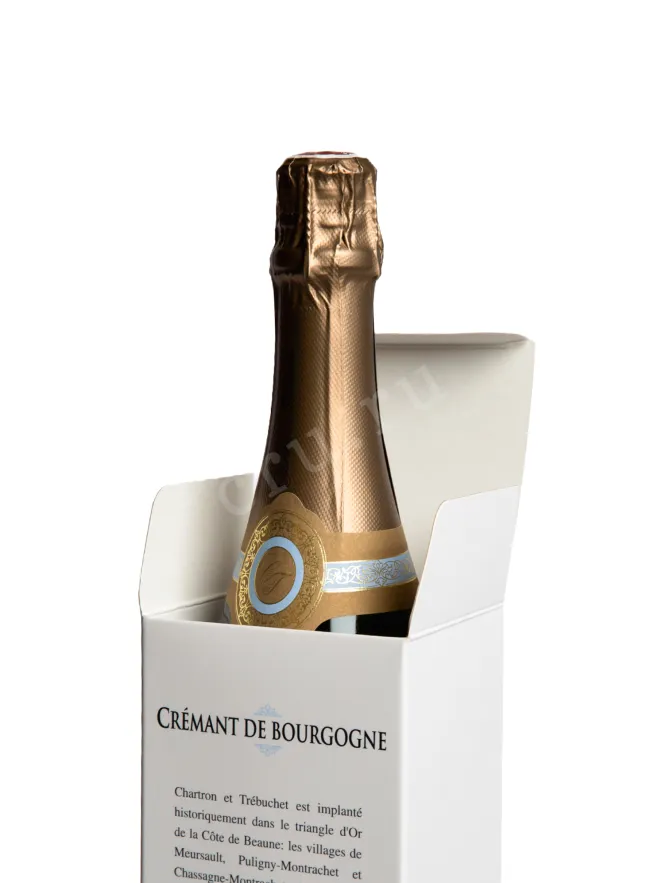 В подарочной коробке Chartron et Trebuchet Cremant de Bourgogne Chardonnay Brut in gift box 2023 0.75 л