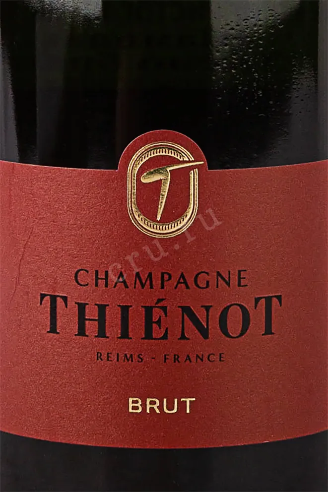 Этикетка Champagne Thienot Brut 2017 0.75 л