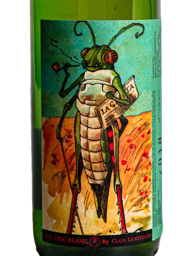 Этикетка Clos Lentiscus Cric Cric Blanc 2018 1 л