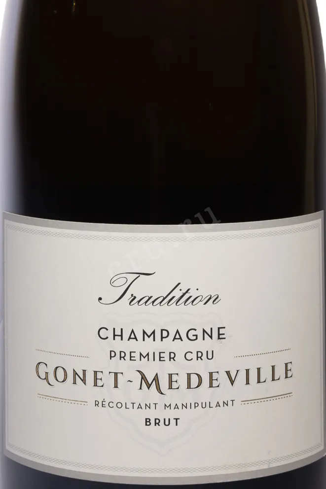 Этикетка Gonet-Medeville Tradition Premier Cru Brut 2021 1.5 л