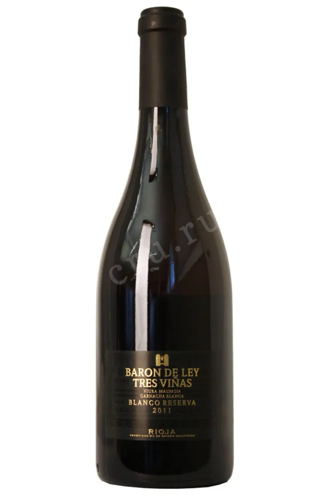 Вино Baron de Ley Tres Vinas Blanco Reserva 2011 0.75 л
