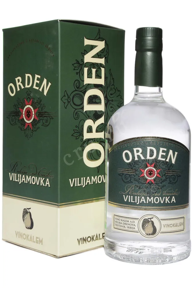 Ракия Orden Vilijamovka in gift box  0.7 л