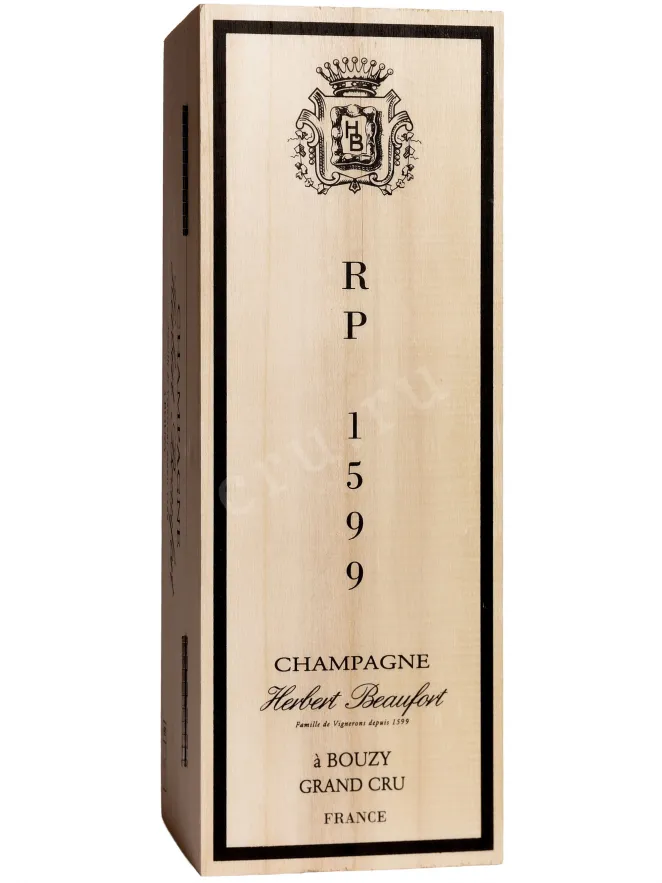 Деревянная коробка Herbert Beaufort Reserve Perpetuelle Brut Nature Bouzy Grand Cru 2016 0.75 л