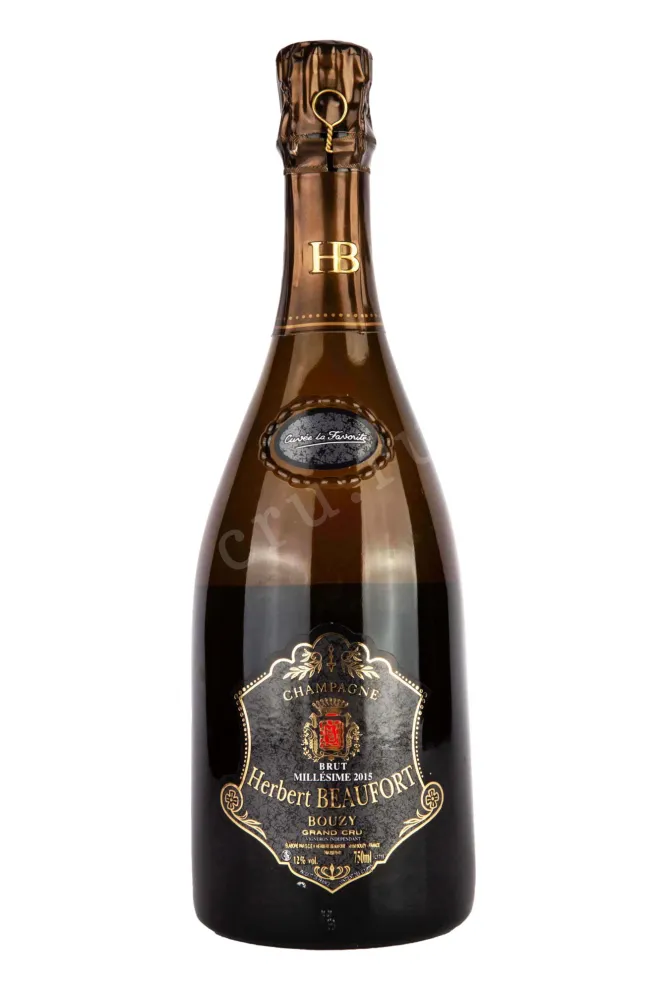 Шампанское Herbert Beaufort Cuvee La Favorite Bouzy Grand Cru 2015 0.75 л