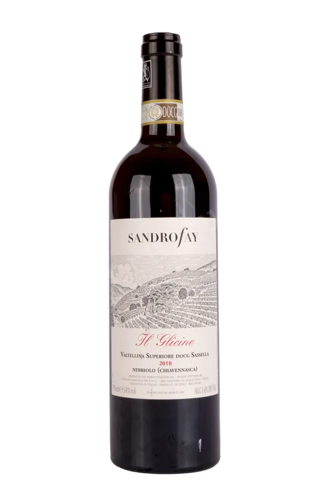 Вино Sandro Fay Il Glicine Valtellina Superiore Sassella 2018 0.75 л
